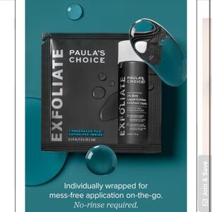 Paula’s Choice 2% BHA Exfoliating Toner Pads